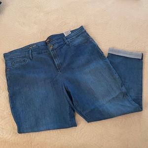 NYDJ relaxed cuffed boyfriend Jessica size 18